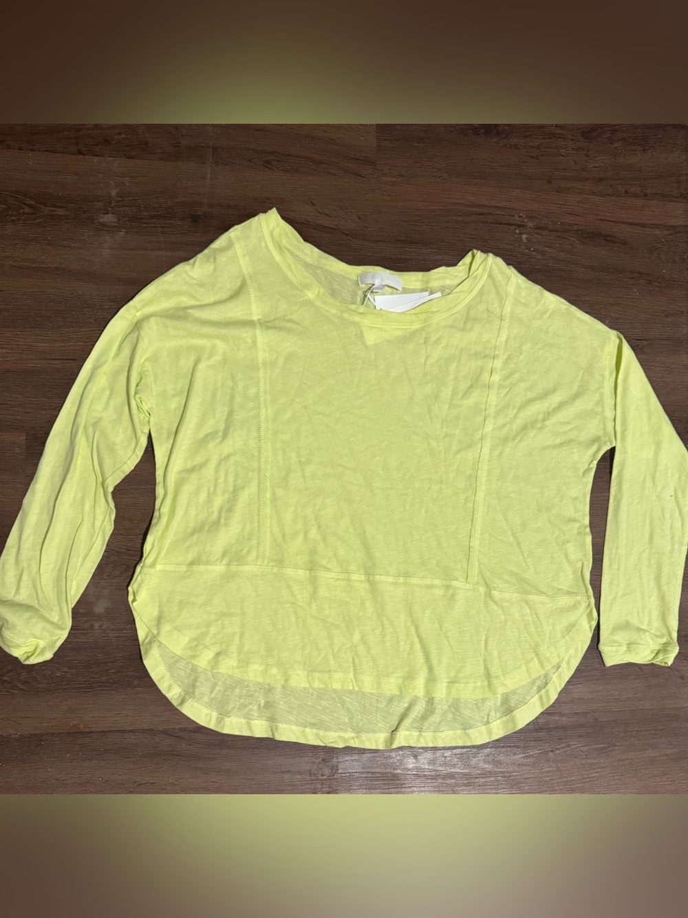 Adyson Parker Lightweight Long-Sleeve Top - Neon Yellow